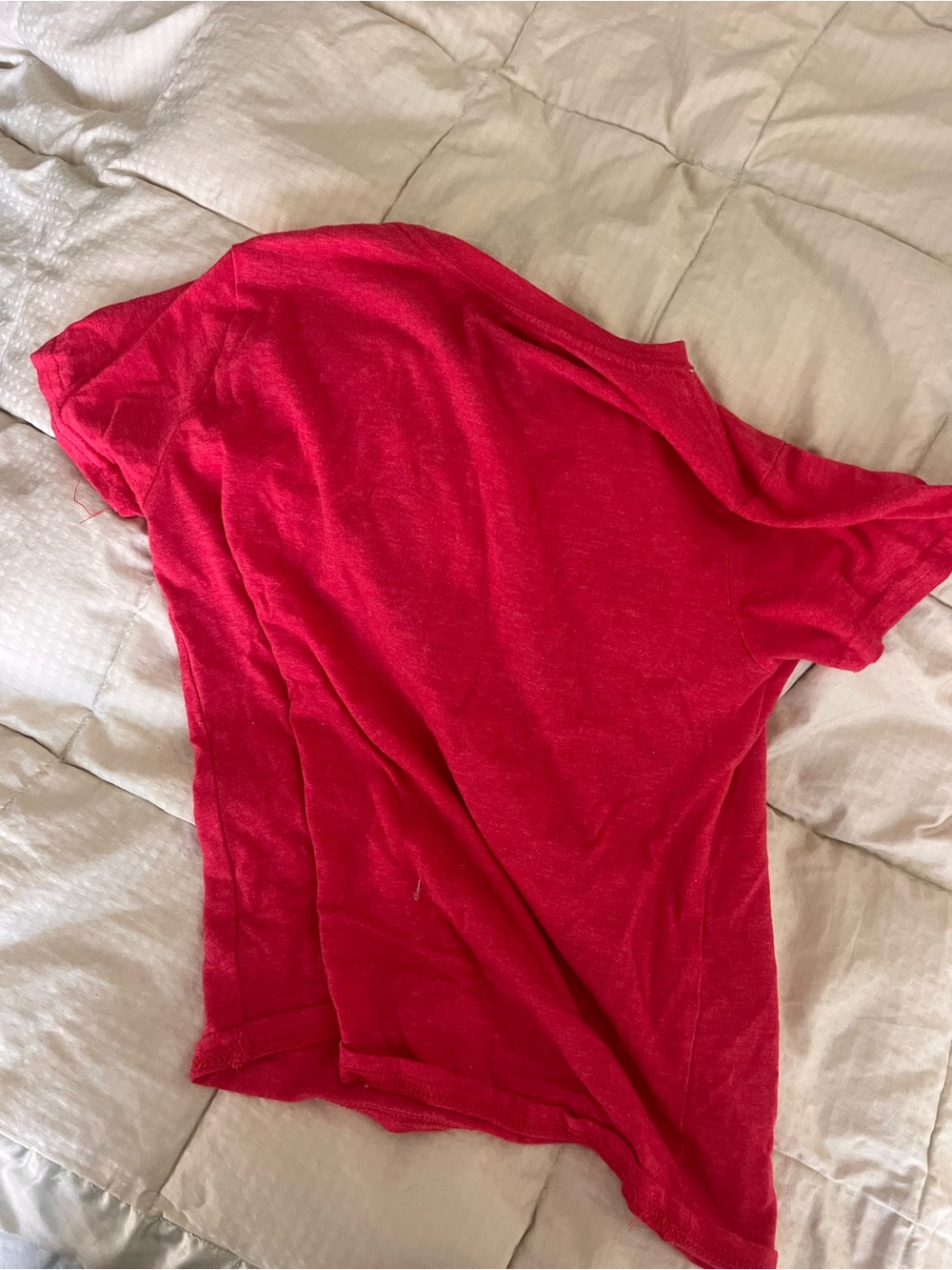 Marvel Red Crewneck Graphic Tee